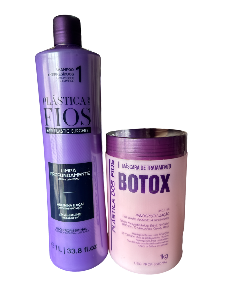 Plastica dos Fios Hair Hydrating Btox Treatment  Kit - Keratinbeauty