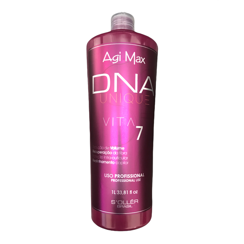 AgiMax DNA Unique Vita7 Hair Smoothing Treatment 1000ml - Keratinbeauty