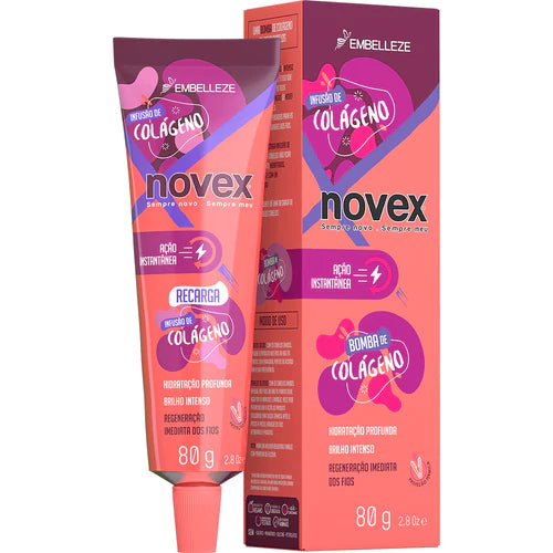 NOVEX HAIR SUPERFOOD PROTEIN AND VITAMINS RECHARGE WITH BIOTIN 2.8oz  80g - Keratinbeauty