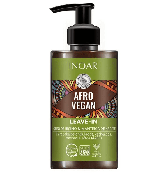Inoar Afro Vegan - Leave in 300ml - Keratinbeauty