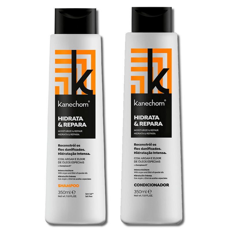 Kanechom Kit Moisturizes And Repairs Shampoo + Conditioner 350ml - Keratinbeauty